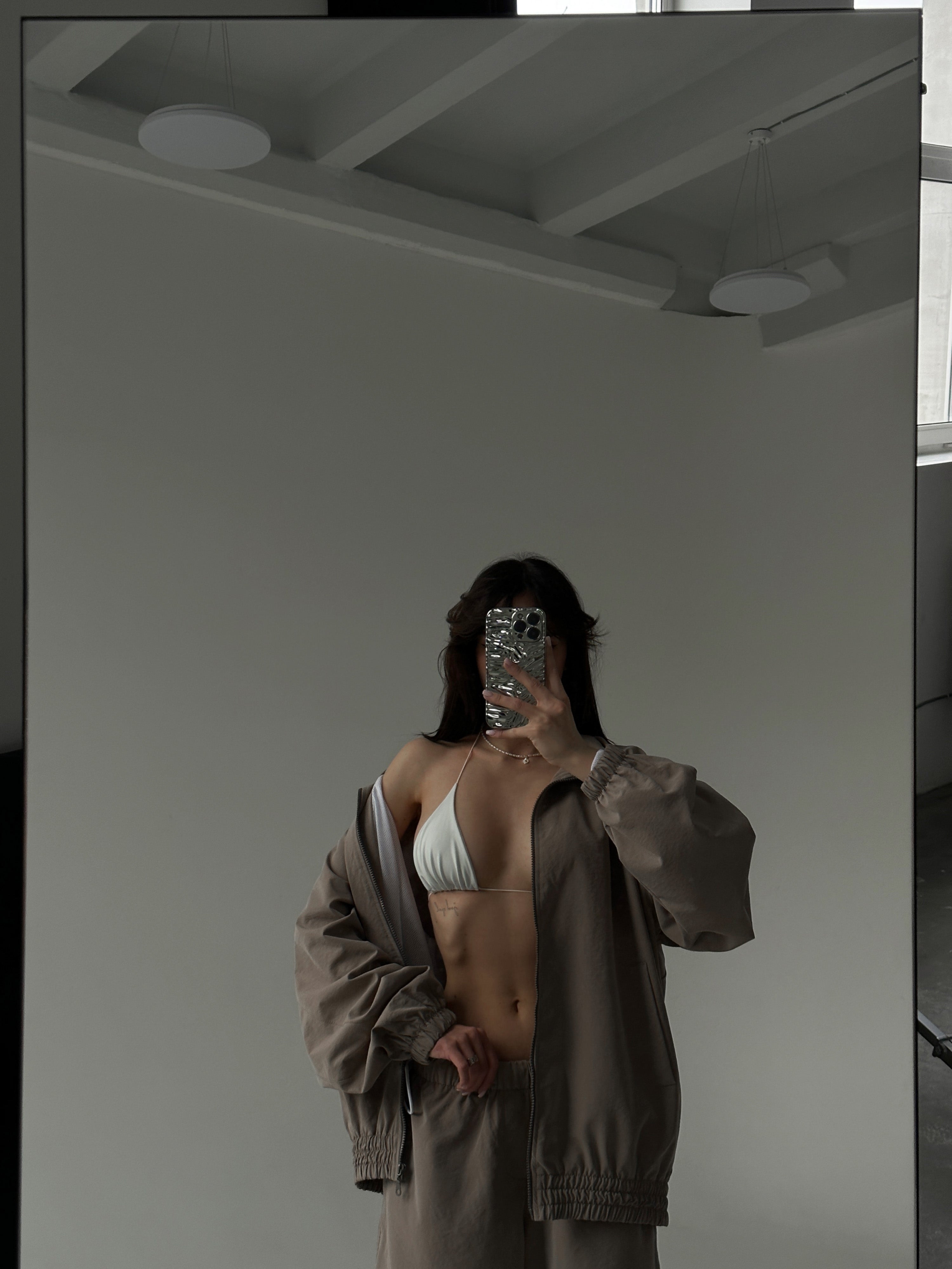 Swaggy Jacket - Grey Beige